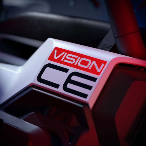 BMW Motorrad Vision CE e-scooter comes with cage