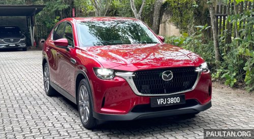 Mazda CX-60 launched in Malaysia – one variant for RWD platform model, 2.5L Skyactiv-G petrol, RM200k