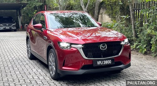 Mazda CX-60 launched in Malaysia – one variant for RWD platform model, 2.5L Skyactiv-G petrol, RM200k