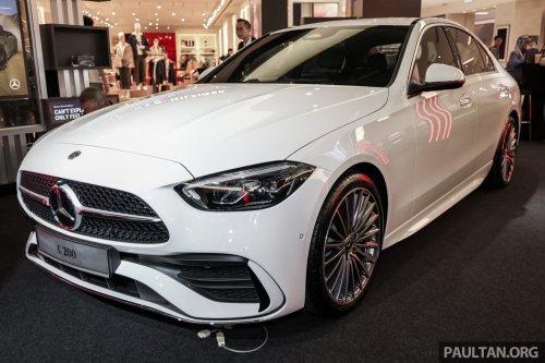 Mercedes-Benz, Mercedes-Benz C200 AMG Line launched in Malaysia – CKD, 19-inch AMG alloys, 360 camera, RM292,888