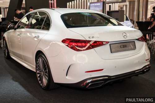 Mercedes-Benz, Mercedes-Benz C200 AMG Line launched in Malaysia – CKD, 19-inch AMG alloys, 360 camera, RM292,888
