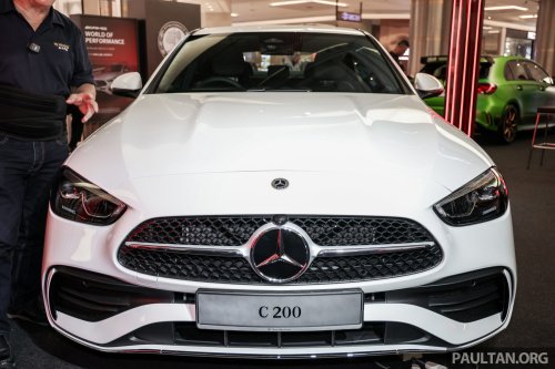 Mercedes-Benz, Mercedes-Benz C200 AMG Line launched in Malaysia – CKD, 19-inch AMG alloys, 360 camera, RM292,888