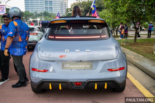 GWM, GWM Ora Good Cat GT makes first public appearance at Merdeka parade – sporty EV to be launched soon?