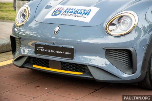 GWM Ora Good Cat GT makes first public appearance at Merdeka parade – sporty EV to be launched soon?