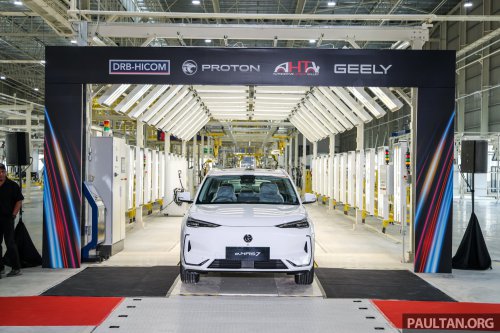 Proton’s dedicated EV plant in Tg Malim launched – CKD eMas 7 kicks off production, eMas 5 next up