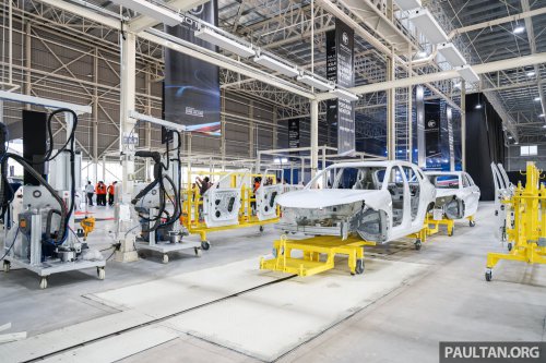 Proton’s dedicated EV plant in Tg Malim launched – CKD eMas 7 kicks off production, eMas 5 next up