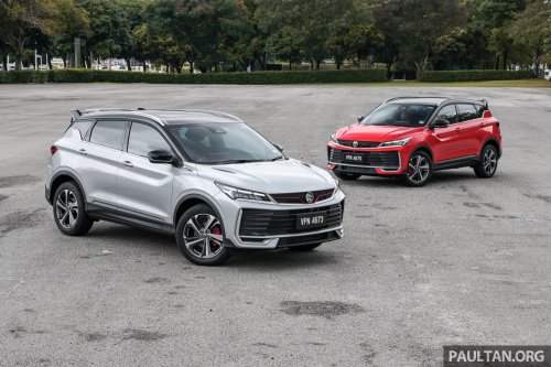 2025 Proton X50 facelift – full gallery of Flagship variant with big spoiler, two-tone interior, sunroof