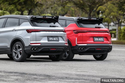 2025 Proton X50 facelift – full gallery of Flagship variant with big spoiler, two-tone interior, sunroof