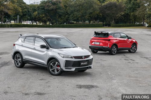 2025 Proton X50 facelift – full gallery of Flagship variant with big spoiler, two-tone interior, sunroof