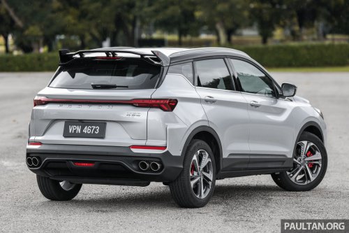 2025 Proton X50 facelift – full gallery of Flagship variant with big spoiler, two-tone interior, sunroof