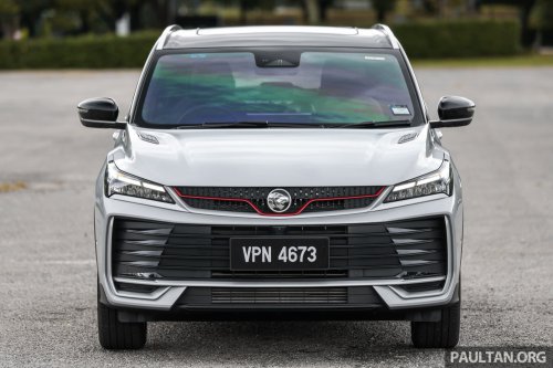 2025 Proton X50 facelift – full gallery of Flagship variant with big spoiler, two-tone interior, sunroof