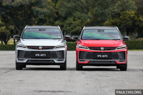 2025 Proton X50 facelift – full gallery of Flagship variant with big spoiler, two-tone interior, sunroof