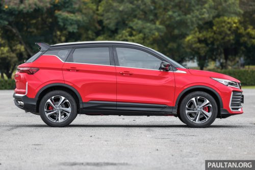 2025 Proton X50 facelift – full gallery of Flagship variant with big spoiler, two-tone interior, sunroof