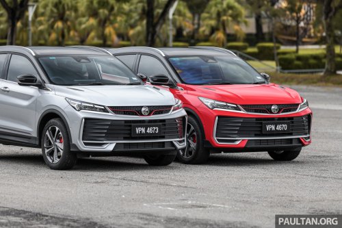 2025 Proton X50 facelift – full gallery of Flagship variant with big spoiler, two-tone interior, sunroof