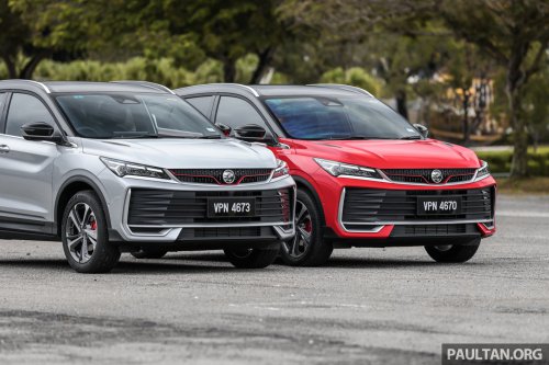 2025 Proton X50 facelift – full gallery of Flagship variant with big spoiler, two-tone interior, sunroof