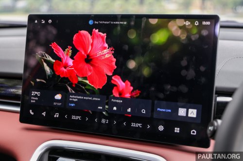 2025 Proton X50 facelift – full gallery of Flagship variant with big spoiler, two-tone interior, sunroof