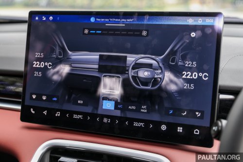 2025 Proton X50 facelift – full gallery of Flagship variant with big spoiler, two-tone interior, sunroof