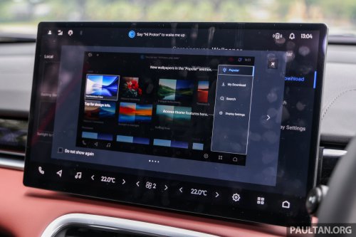 2025 Proton X50 facelift – full gallery of Flagship variant with big spoiler, two-tone interior, sunroof