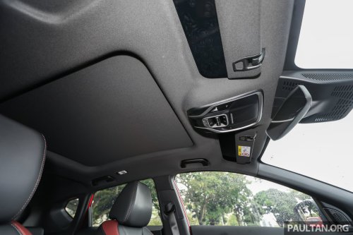 2025 Proton X50 facelift – full gallery of Flagship variant with big spoiler, two-tone interior, sunroof