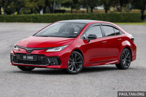 2025 Toyota Corolla GR Sport in Malaysia – revised suspension and steering, ’10-speed’ CVT; RM150k OTR