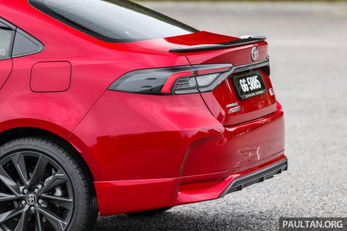 2025 Toyota Corolla GR Sport in Malaysia – revised suspension and steering, ’10-speed’ CVT; RM150k OTR