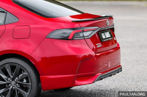 2025 Toyota Corolla GR Sport in Malaysia – revised suspension and steering, ’10-speed’ CVT; RM150k OTR