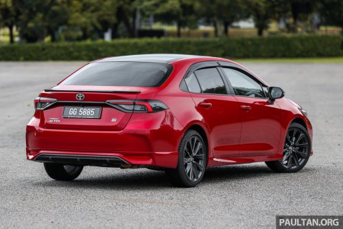 2025 Toyota Corolla GR Sport in Malaysia – revised suspension and steering, ’10-speed’ CVT; RM150k OTR