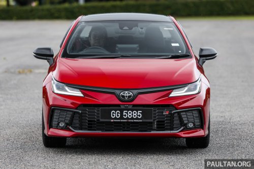 2025 Toyota Corolla GR Sport in Malaysia – revised suspension and steering, ’10-speed’ CVT; RM150k OTR
