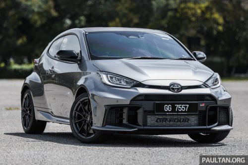 2025 Toyota GR Yaris facelift with 8AT in Malaysia – 300 PS, 0-100 km/h in 5.2s; RM10k more than 6MT