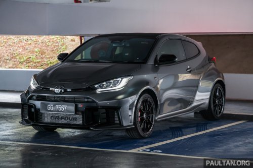 2025 Toyota GR Yaris facelift with 8AT in Malaysia – 300 PS, 0-100 km/h in 5.2s; RM10k more than 6MT