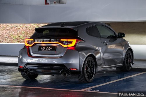 2025 Toyota GR Yaris facelift with 8AT in Malaysia – 300 PS, 0-100 km/h in 5.2s; RM10k more than 6MT