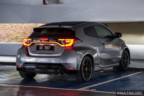 2025 Toyota GR Yaris facelift with 8AT in Malaysia – 300 PS, 0-100 km/h in 5.2s; RM10k more than 6MT