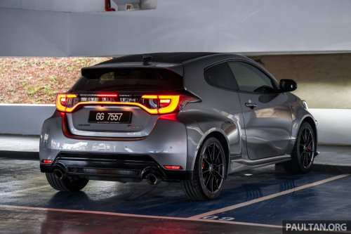 2025 Toyota GR Yaris facelift with 8AT in Malaysia – 300 PS, 0-100 km/h in 5.2s; RM10k more than 6MT
