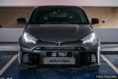 2025 Toyota GR Yaris facelift with 8AT in Malaysia – 300 PS, 0-100 km/h in 5.2s; RM10k more than 6MT