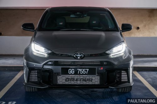 2025 Toyota GR Yaris facelift with 8AT in Malaysia – 300 PS, 0-100 km/h in 5.2s; RM10k more than 6MT