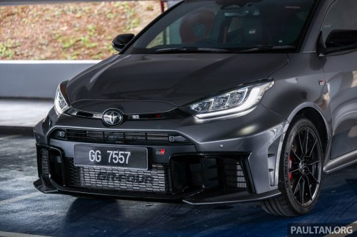 2025 Toyota GR Yaris facelift with 8AT in Malaysia – 300 PS, 0-100 km/h in 5.2s; RM10k more than 6MT