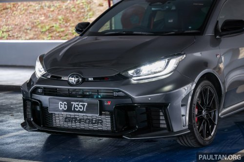 2025 Toyota GR Yaris facelift with 8AT in Malaysia – 300 PS, 0-100 km/h in 5.2s; RM10k more than 6MT