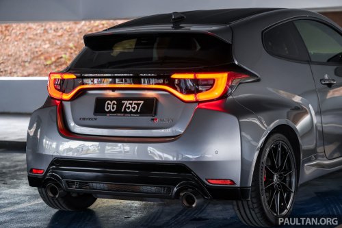 2025 Toyota GR Yaris facelift with 8AT in Malaysia – 300 PS, 0-100 km/h in 5.2s; RM10k more than 6MT