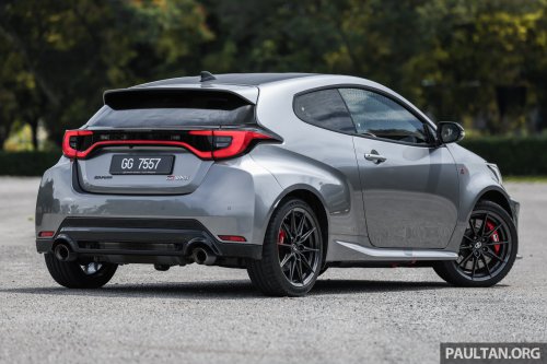 2025 Toyota GR Yaris facelift with 8AT in Malaysia – 300 PS, 0-100 km/h in 5.2s; RM10k more than 6MT