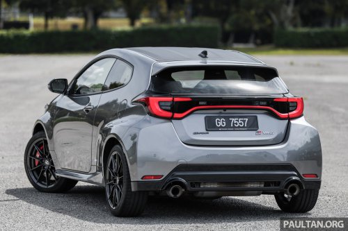 2025 Toyota GR Yaris facelift with 8AT in Malaysia – 300 PS, 0-100 km/h in 5.2s; RM10k more than 6MT