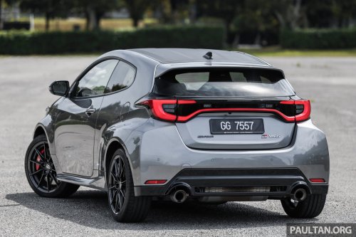 2025 Toyota GR Yaris facelift with 8AT in Malaysia – 300 PS, 0-100 km/h in 5.2s; RM10k more than 6MT
