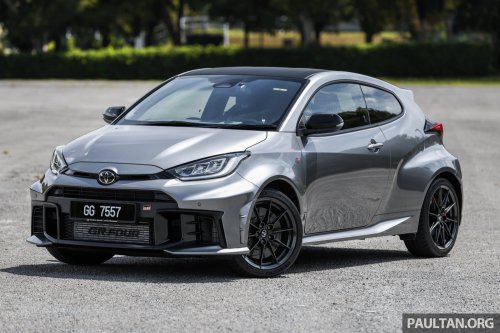 2025 Toyota GR Yaris facelift with 8AT in Malaysia – 300 PS, 0-100 km/h in 5.2s; RM10k more than 6MT
