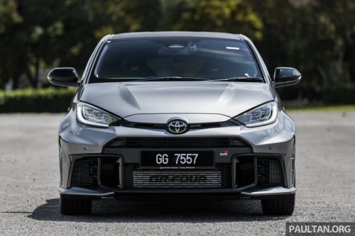 2025 Toyota GR Yaris facelift with 8AT in Malaysia – 300 PS, 0-100 km/h in 5.2s; RM10k more than 6MT