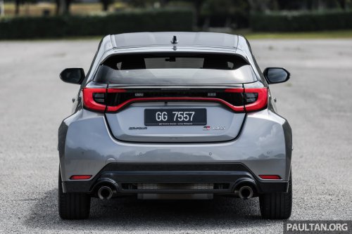 2025 Toyota GR Yaris facelift with 8AT in Malaysia – 300 PS, 0-100 km/h in 5.2s; RM10k more than 6MT