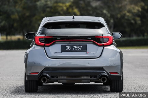 2025 Toyota GR Yaris facelift with 8AT in Malaysia – 300 PS, 0-100 km/h in 5.2s; RM10k more than 6MT