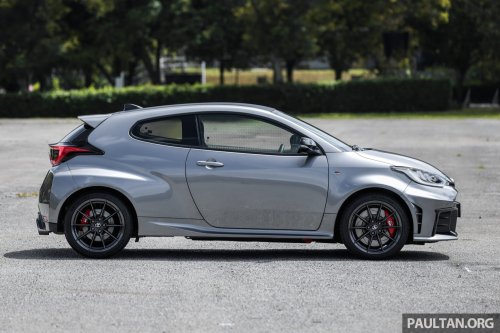 2025 Toyota GR Yaris facelift with 8AT in Malaysia – 300 PS, 0-100 km/h in 5.2s; RM10k more than 6MT