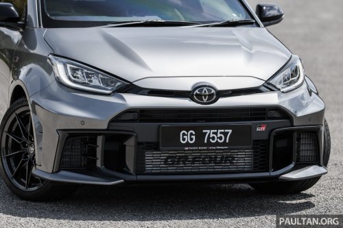2025 Toyota GR Yaris facelift with 8AT in Malaysia – 300 PS, 0-100 km/h in 5.2s; RM10k more than 6MT
