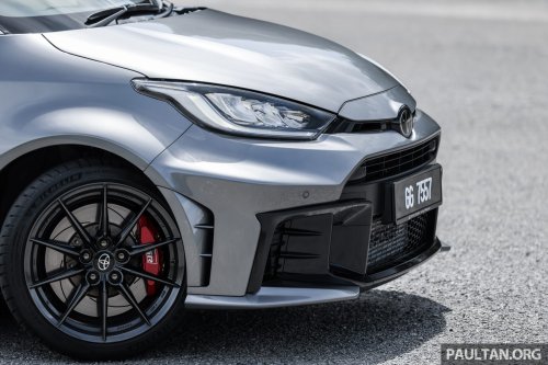 2025 Toyota GR Yaris facelift with 8AT in Malaysia – 300 PS, 0-100 km/h in 5.2s; RM10k more than 6MT