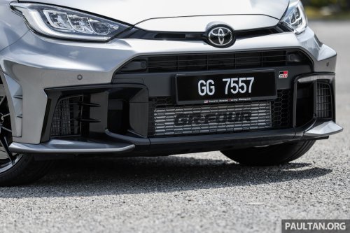 2025 Toyota GR Yaris facelift with 8AT in Malaysia – 300 PS, 0-100 km/h in 5.2s; RM10k more than 6MT