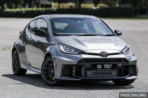 2025 Toyota GR Yaris facelift with 8AT in Malaysia – 300 PS, 0-100 km/h in 5.2s; RM10k more than 6MT